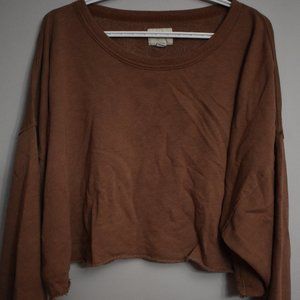 AE Cropped Oversized Sweatshirt